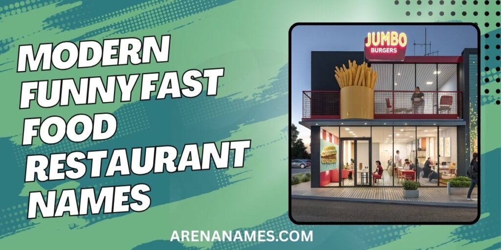 Modern Funny Fast Food Restaurant Names