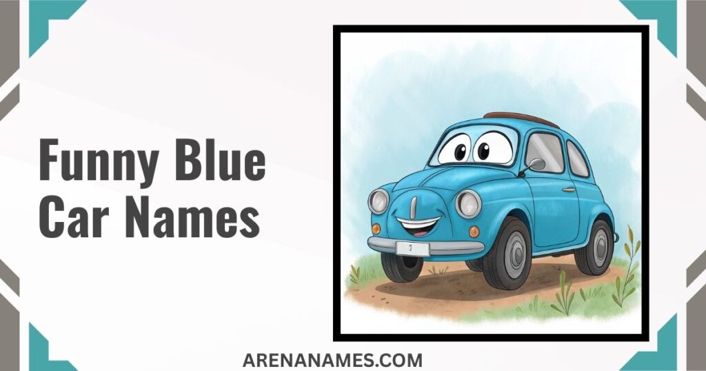 Funny Names For Blue Cars