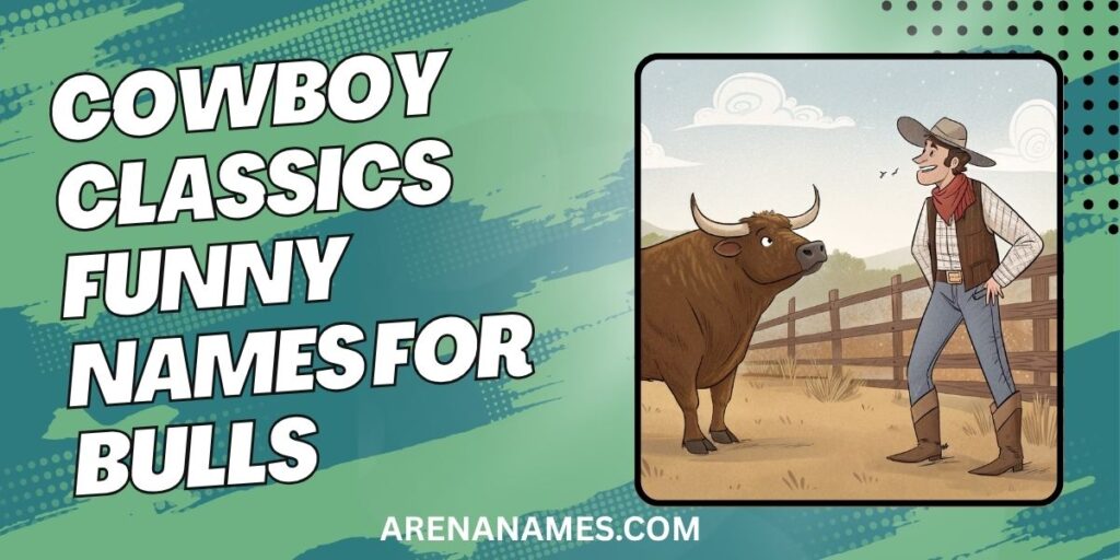 Cowboy Classics Funny Names For Bulls