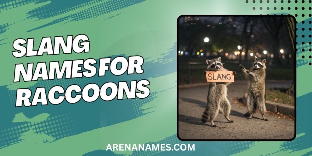Slang Names For Raccoons