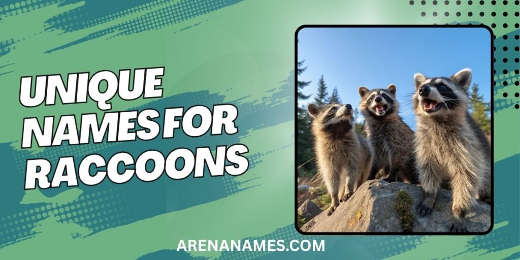 Unique Names For Raccoons
