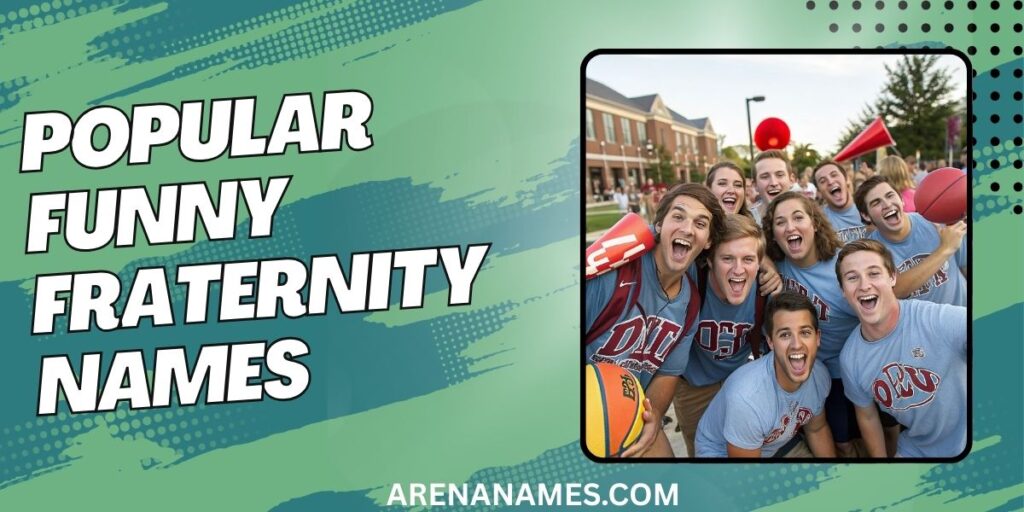 Popular Funny Fraternity Names