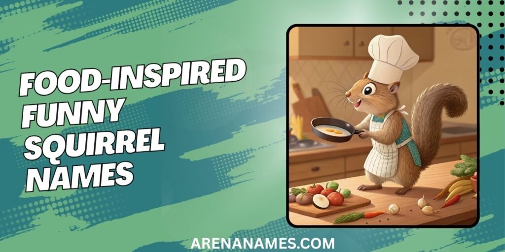 Food-Inspired Funny Squirrel Names