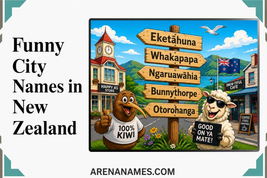 Funny City Names in New Zealand