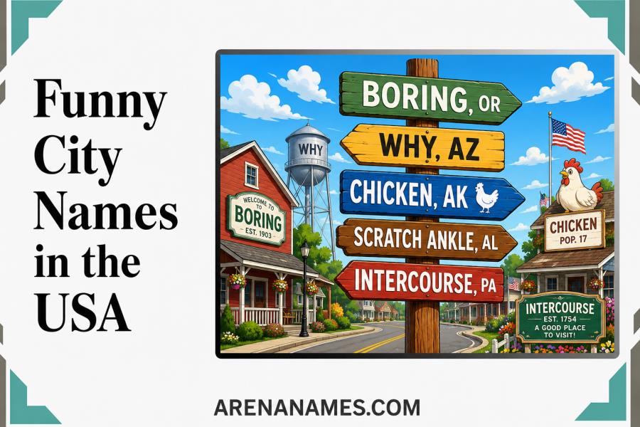 Funny City Names in the USA
