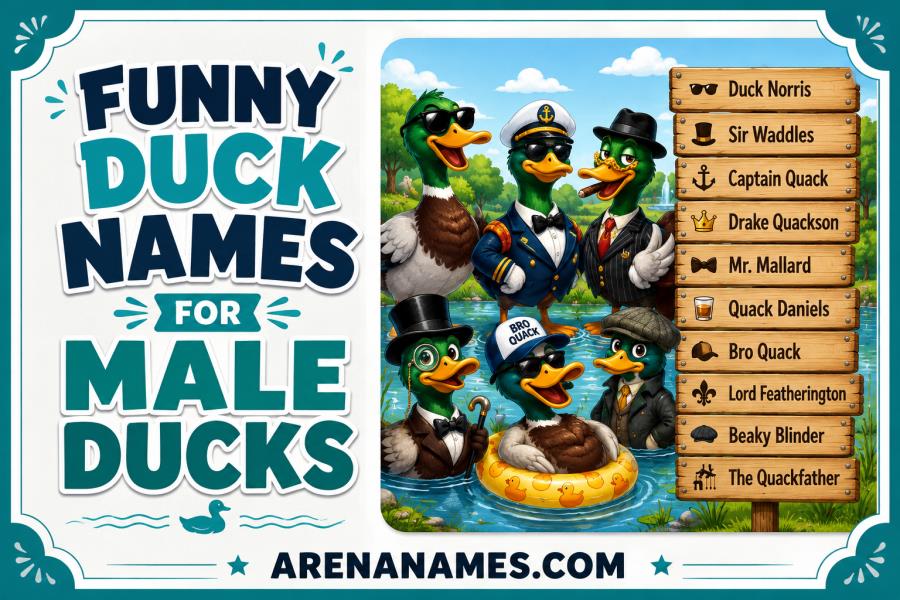 Funny Duck Names for Male Ducks