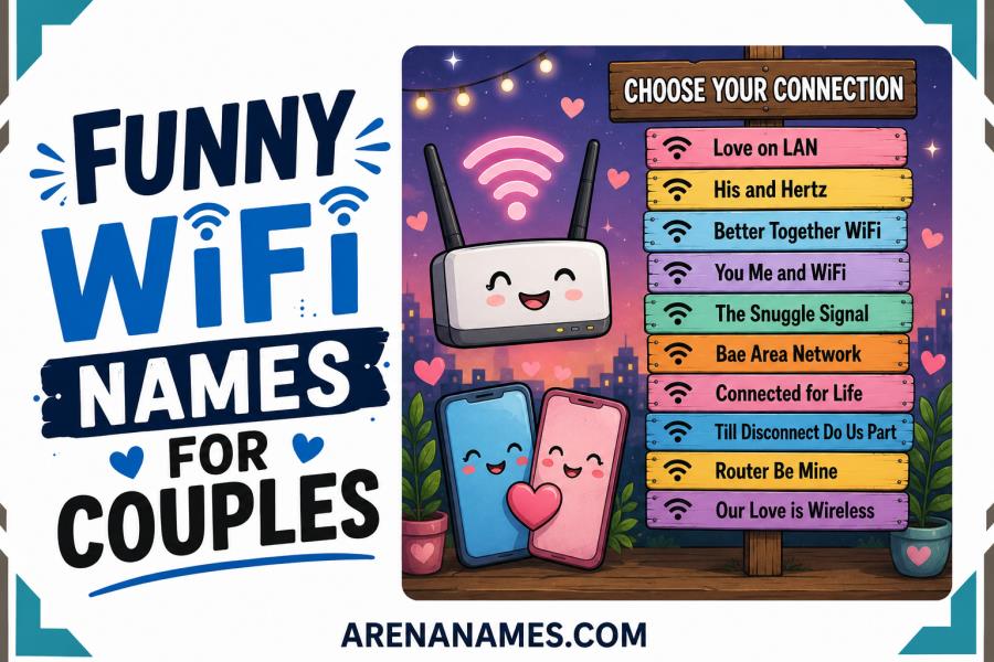 Funny Wifi Names for Couples