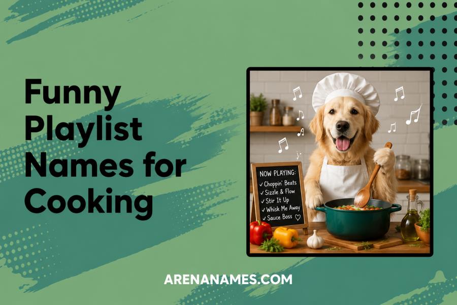 Funny Playlist Names for Cooking