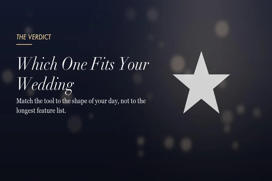 GuestPix vs GuestCam: Which Wedding Photo App Actually Fits Your Day?